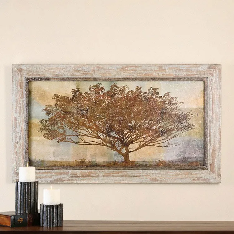 Autumn Radiance Sepia Framed Wall Art by Grace Feyock