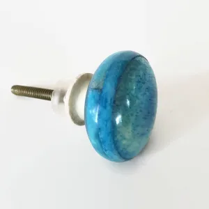 Azure Bone Cabinet Knobs Drawer Pulls 1.40 Inch