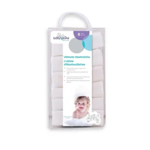 Baby Works Bamboo Ultimate Washcloths - 6 pack