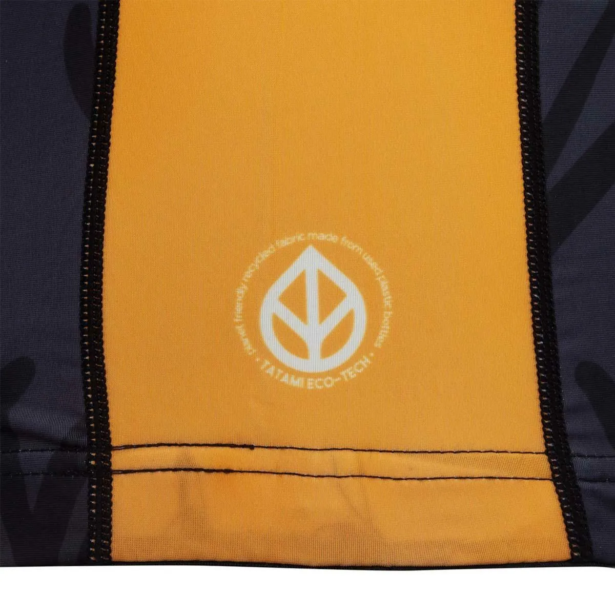Black/Yellow Tatami Azure Dragon Eco Tech Recycled Rash Guard