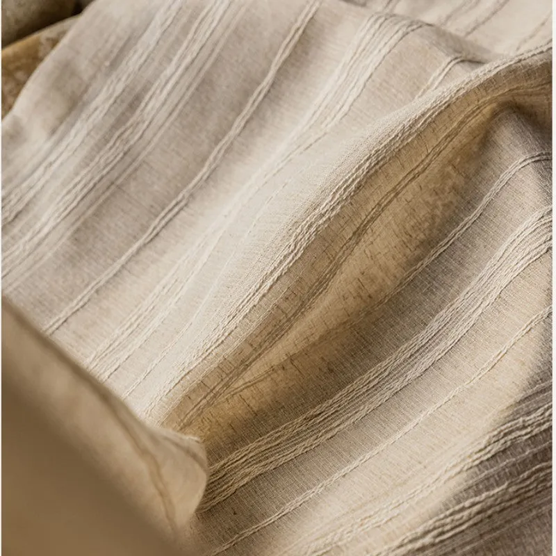 Blair Eco-Friendly Japandi Linen Sheer Privacy Curtain
