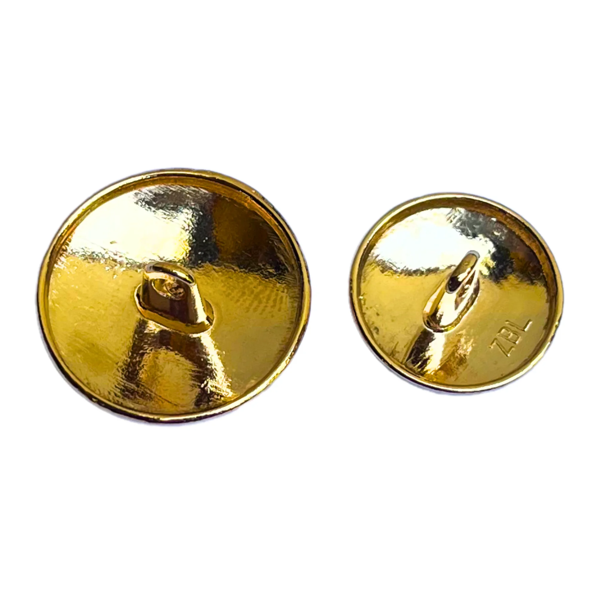 Blue & Golden Desinger Metal Buttons