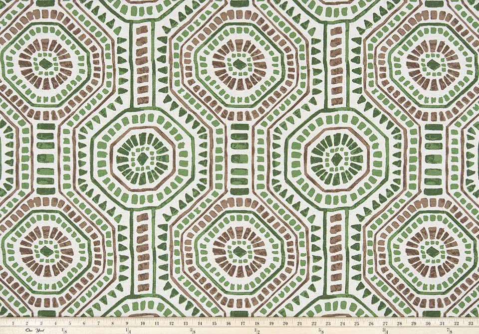 Bricktown Lubu Flax Fabric By Premier Prints