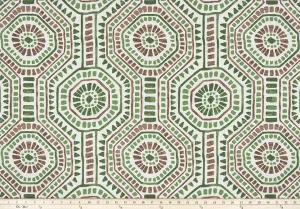 Bricktown Lubu Flax Fabric By Premier Prints