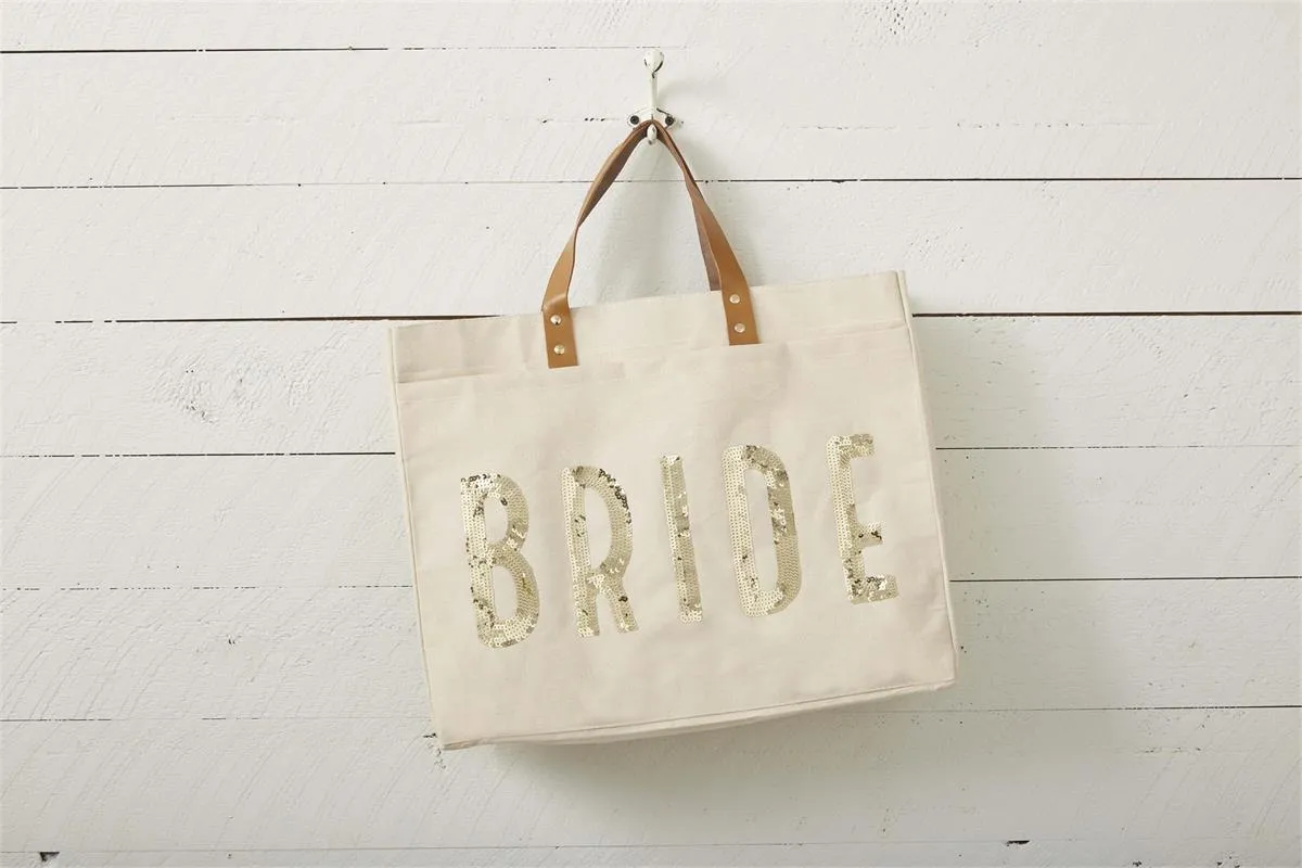 BRIDE TOTE BAG BY MUD PIE