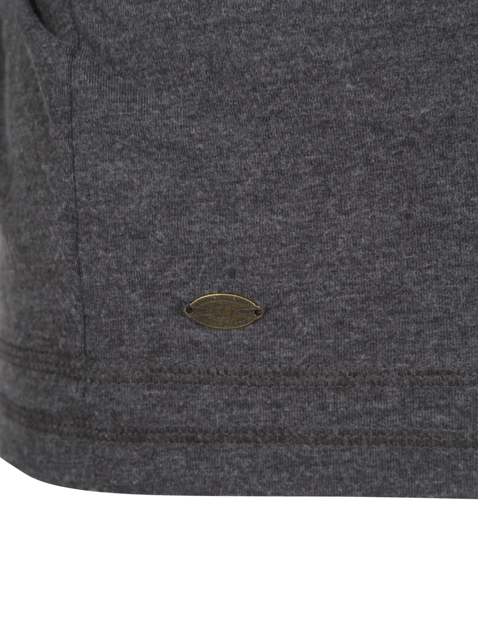 Brisk Applique Long Sleeve Top in Charcoal Marl - Tokyo Laundry