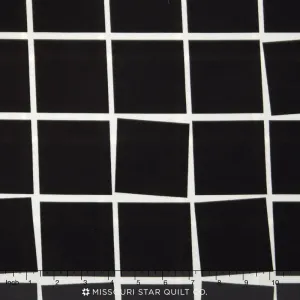 Canvas Prints 2 - Tilt Boxes Black Yardage
