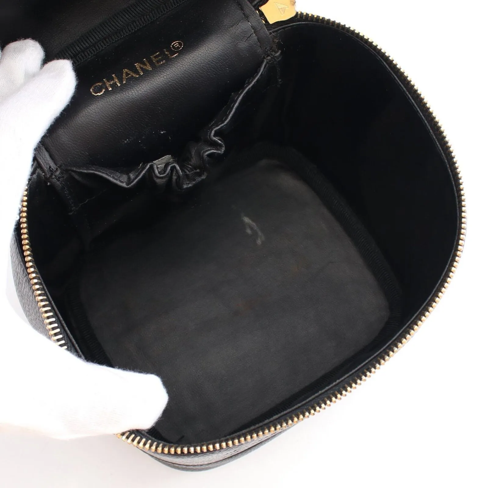 Chanel Coco Mark Vanity Handbag Caviar