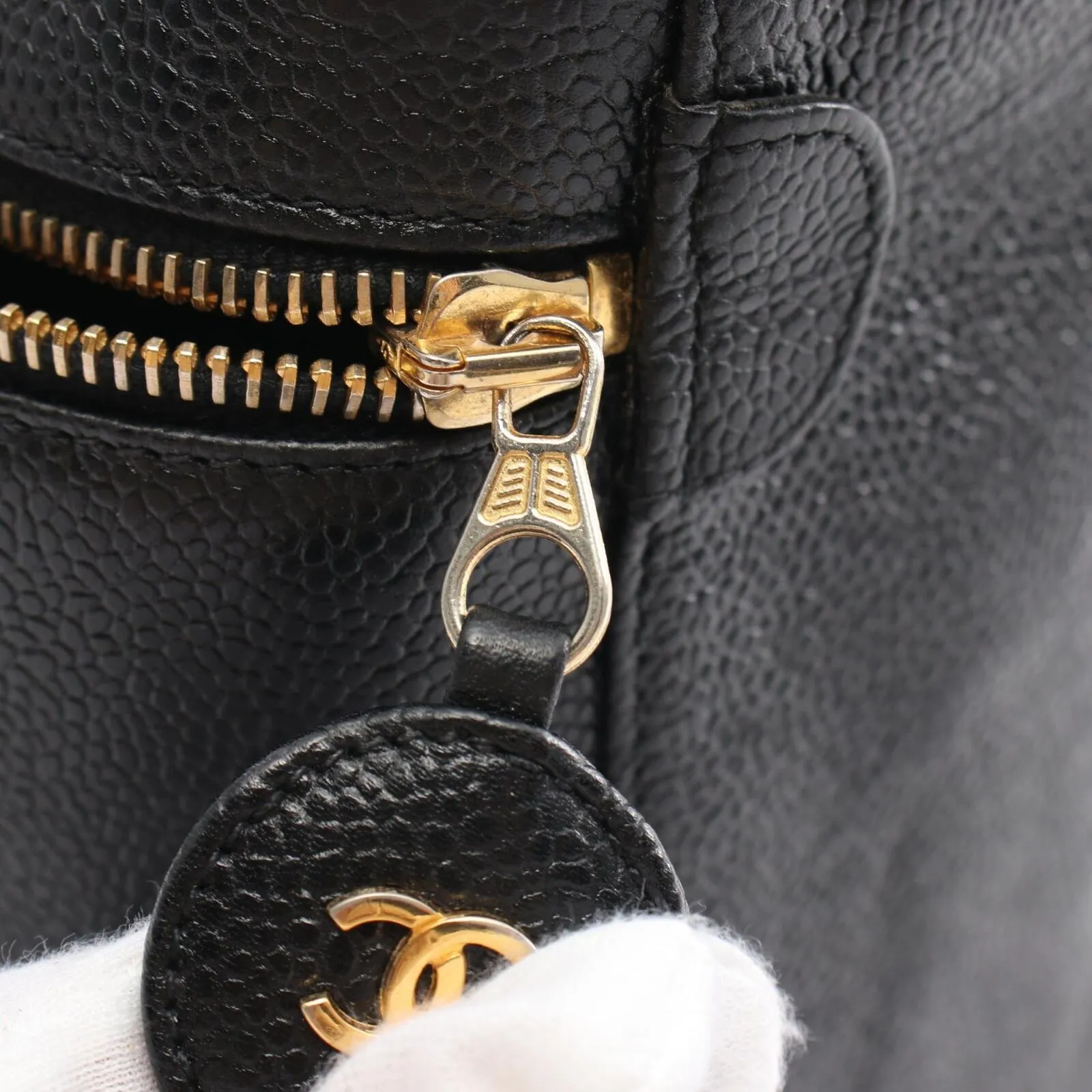 Chanel Coco Mark Vanity Handbag Caviar