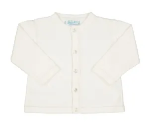 Classic White Knit Cardigan