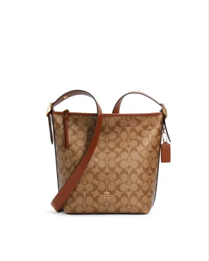 Coach Val Duffle In Signature Canvas
