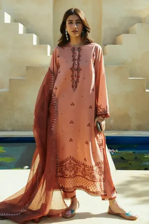 Cross Stitch - Unstitched Premium Lawn Collection - Arid Sand