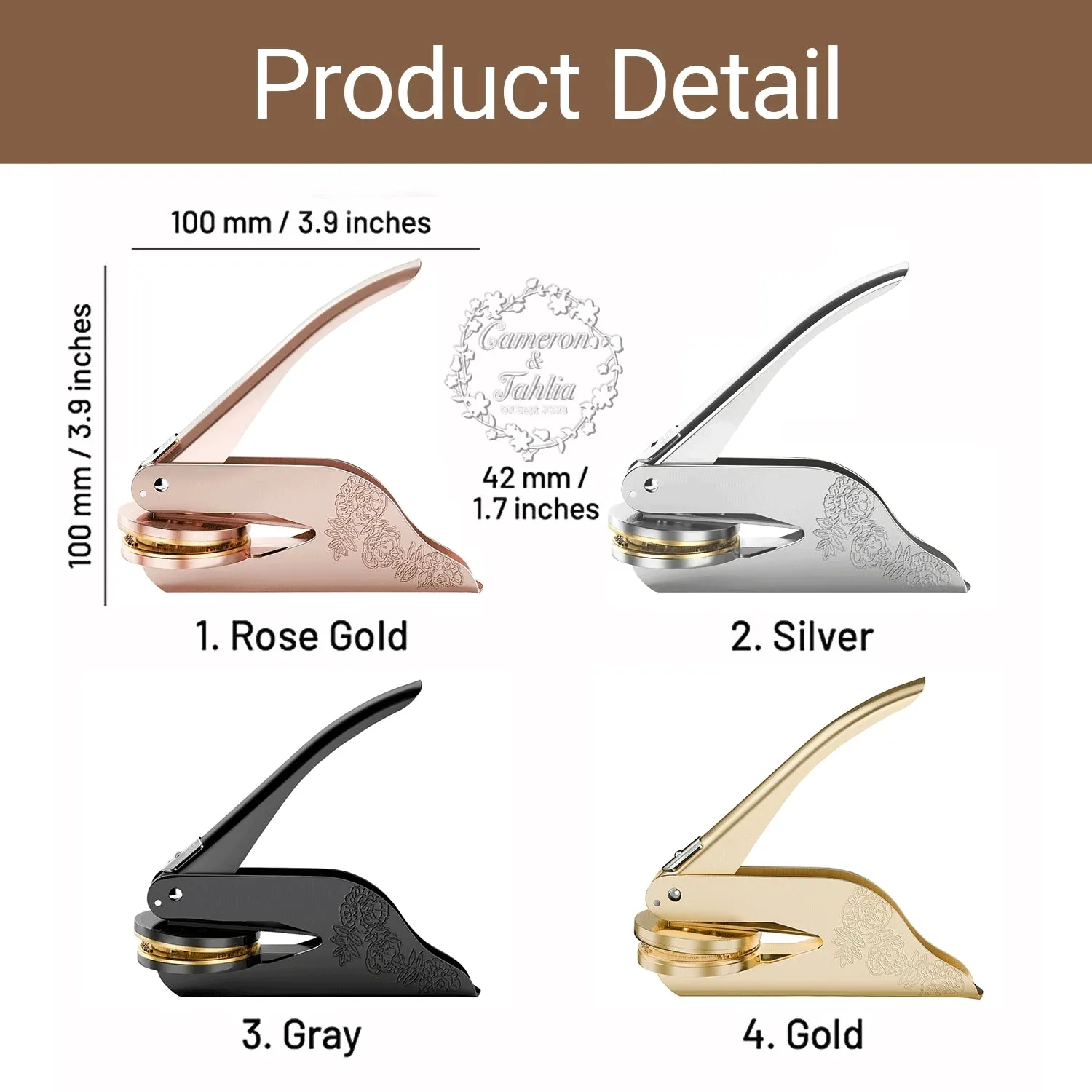 Custom Name Embosser (27 Designs)