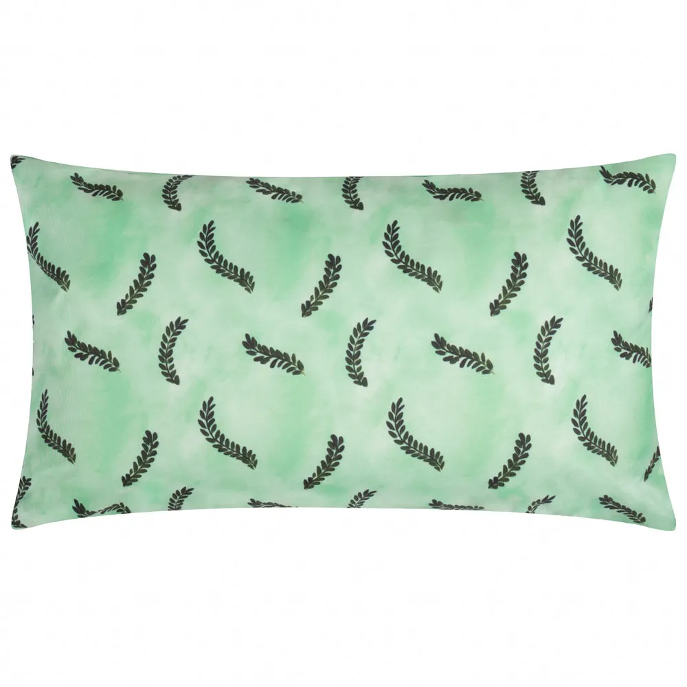Daisy Fields Printed Outdoor Cushion Mint