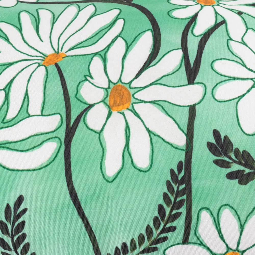 Daisy Fields Printed Outdoor Cushion Mint