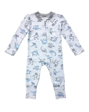 Esme Footie in Dinosaur