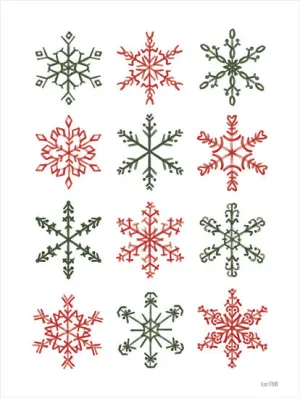 FEN555 - Snowflakes - 12x16
