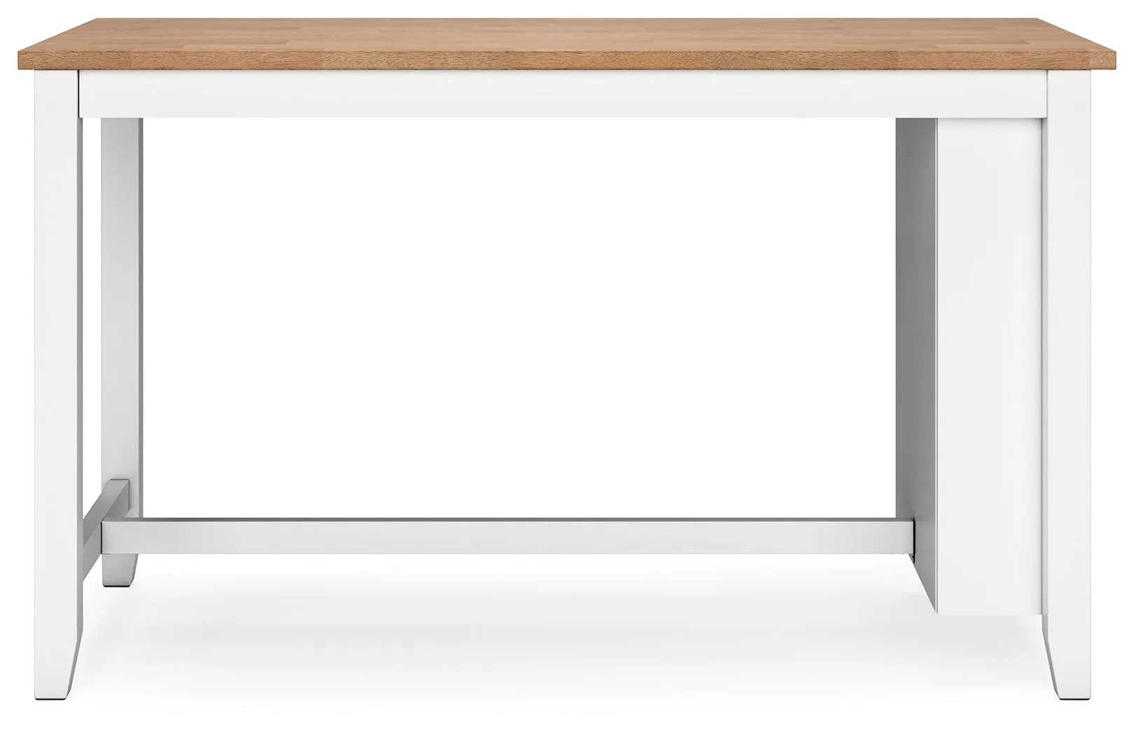 Gesthaven Counter Height Dining Table and 2 Barstools in Natural/White