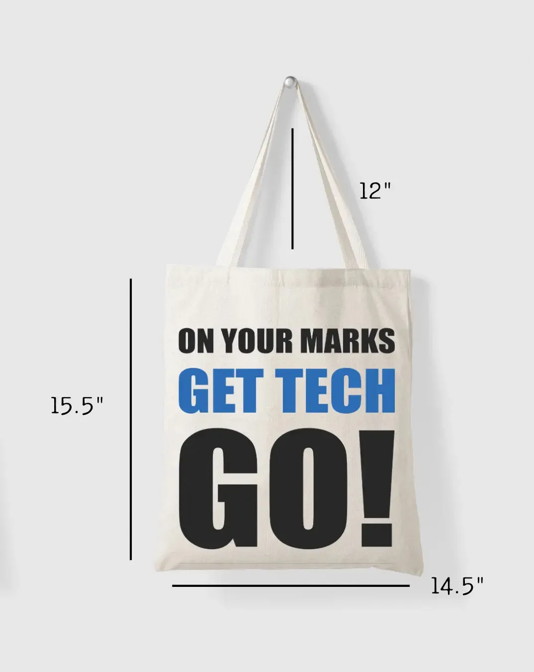 Get Tech Go Daily Thaila -  Canvas Reusable Bags