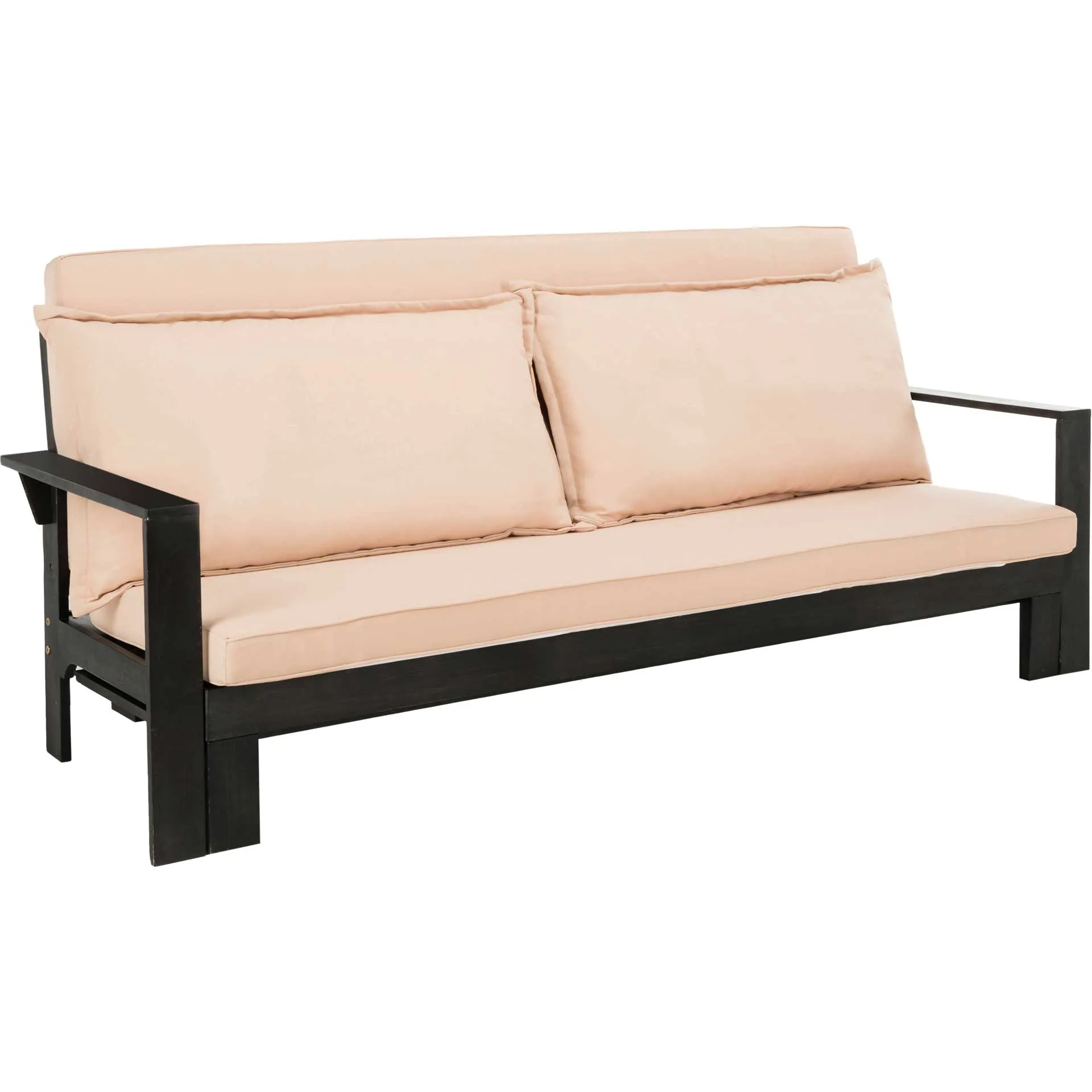 Halona Sun Lounger With Pullout Table Dark Slate Gray/Sahara Beige