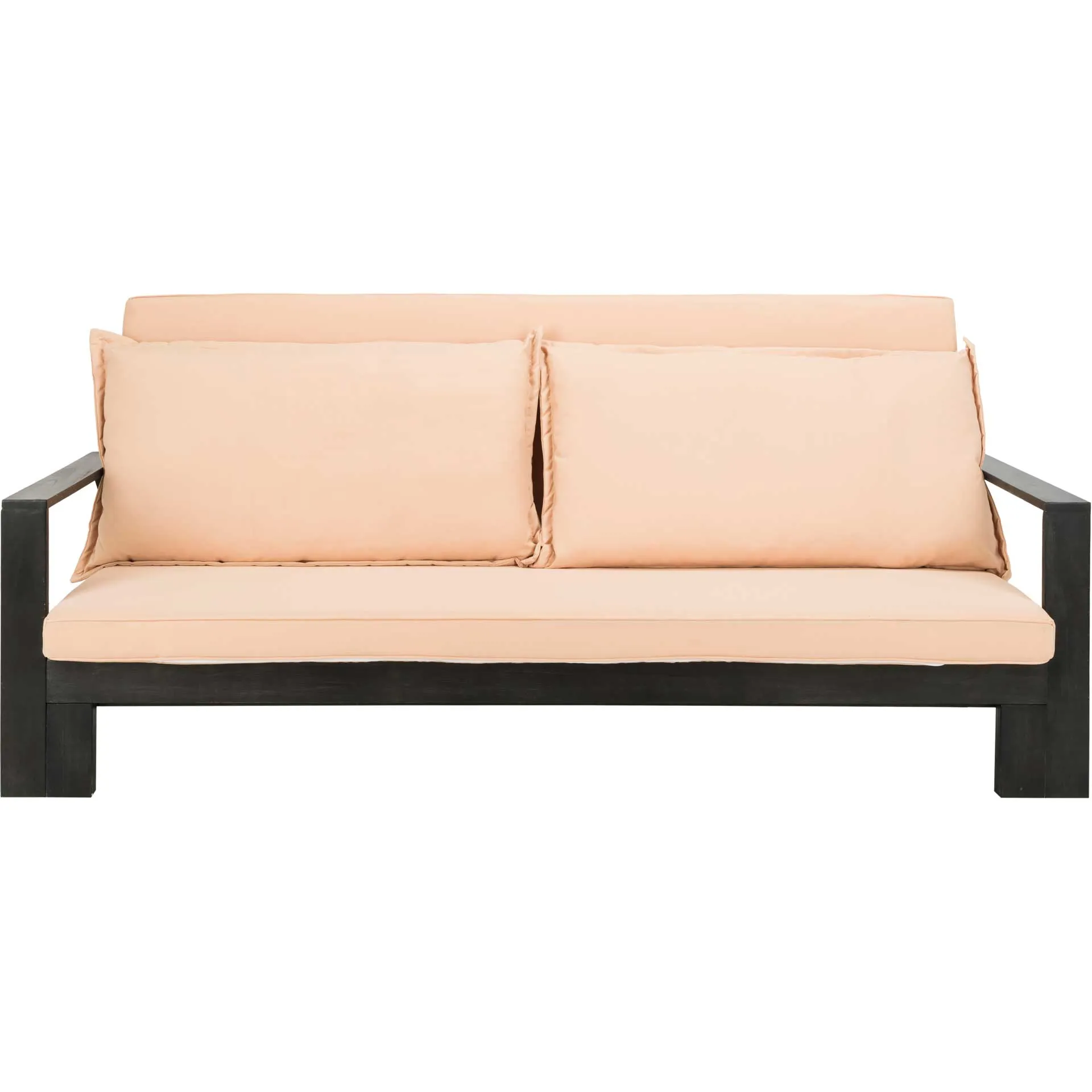 Halona Sun Lounger With Pullout Table Dark Slate Gray/Sahara Beige