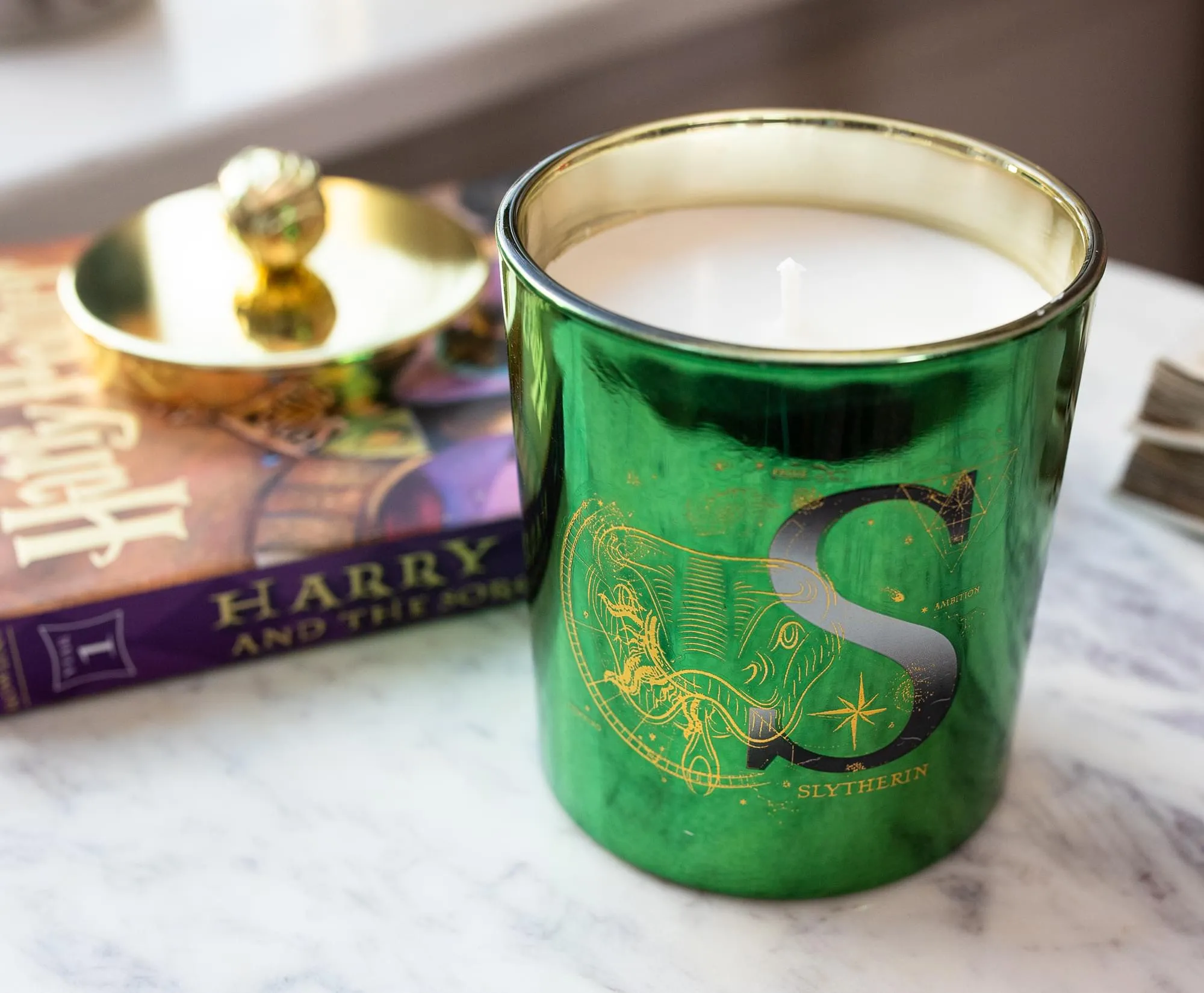 Harry Potter House Slytherin Premium Scented Soy Wax Candle