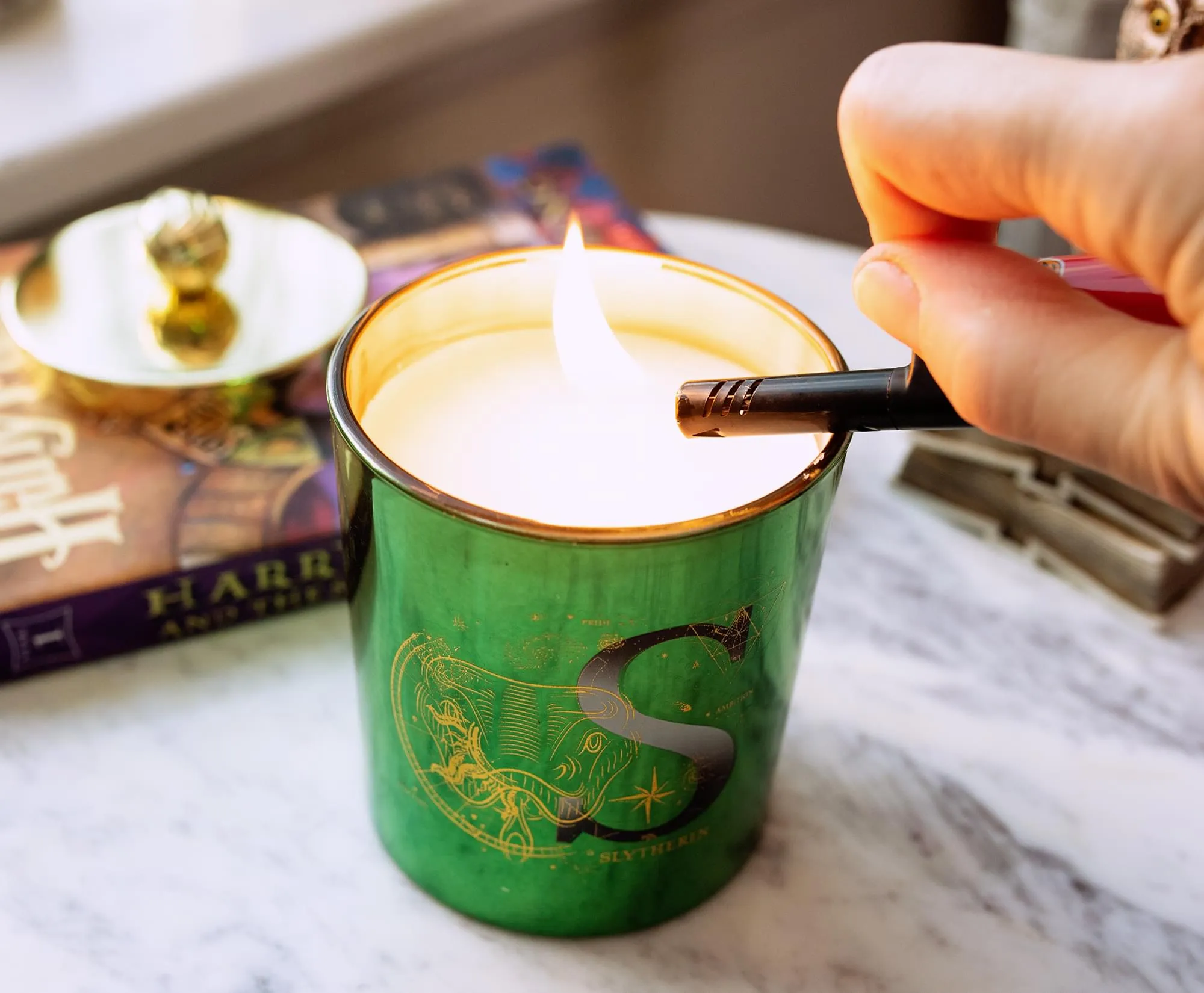 Harry Potter House Slytherin Premium Scented Soy Wax Candle
