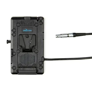Indipro V-Mount Battery Plate for RED Epic/Scarlet with 15mm Rod Mount (20")