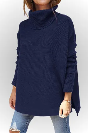 Ivyshape | Comfy Oversized Turtleneck