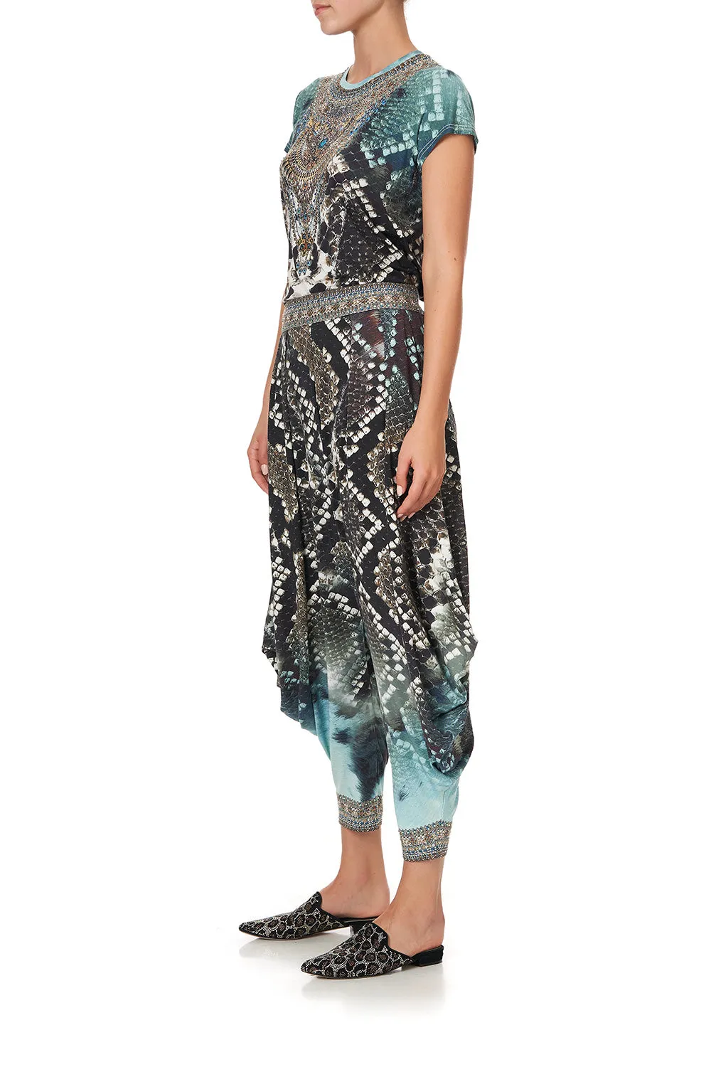 JERSEY DRAPE PANT WITH POCKET PREY
