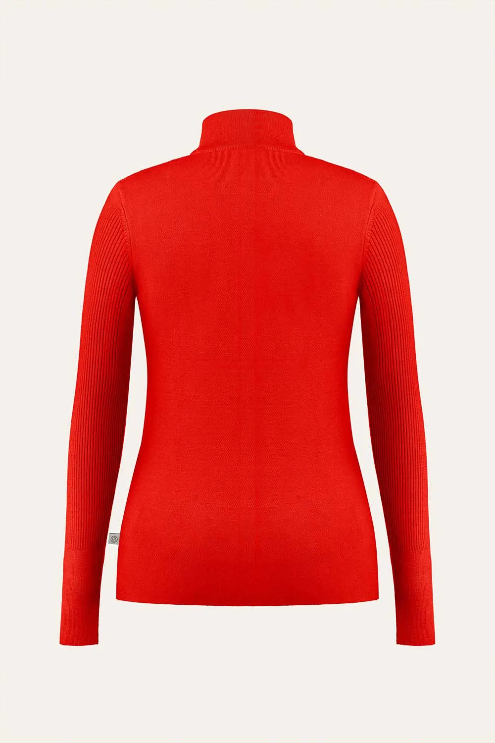 Knit Sweater Scarlet Red