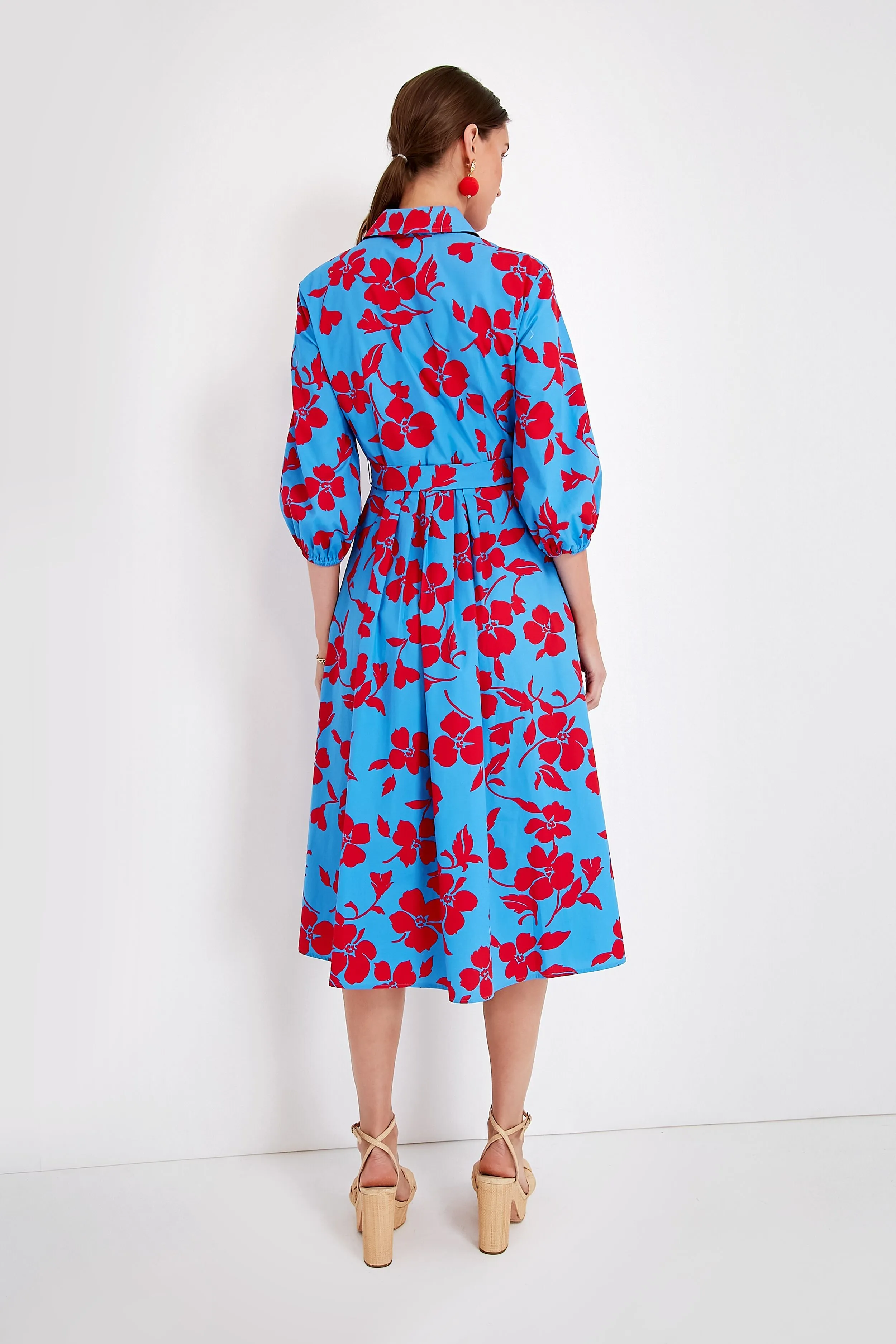Light Blue Arlette Midi Dress