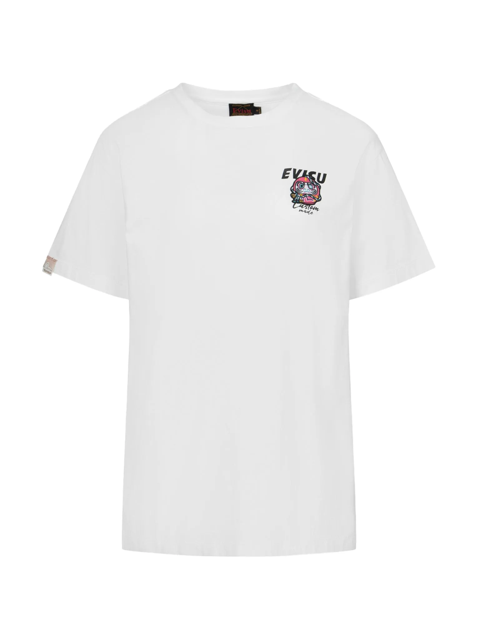 Logo Print and Daruma Embroidery Badge Boyfriend T-shirt