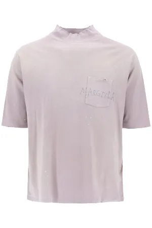 MAISON MARGIELA handwritten logo t-shirt with written text