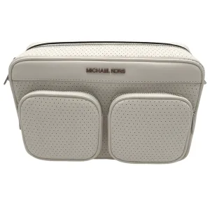 MICHAEL KORS Medium Perforated Crossbody - White New w/Tags