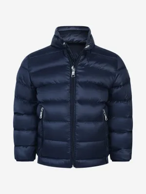Moncler Enfant Baby Jacket - Acorus Blue Down Padded Jacket