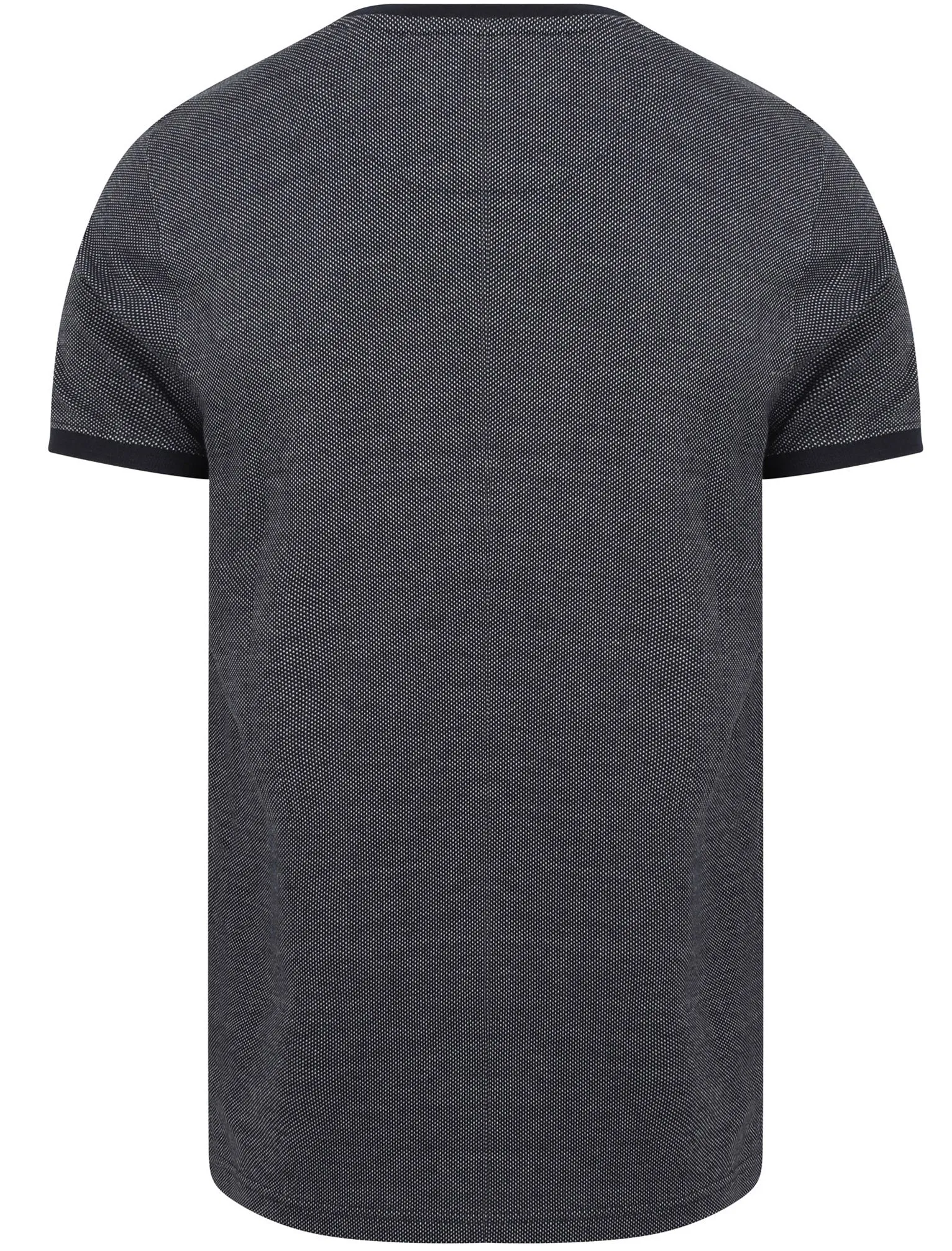 Murphy Jacquard Cotton Jersey T-Shirt In Sky Captain Navy - Kensington Eastside