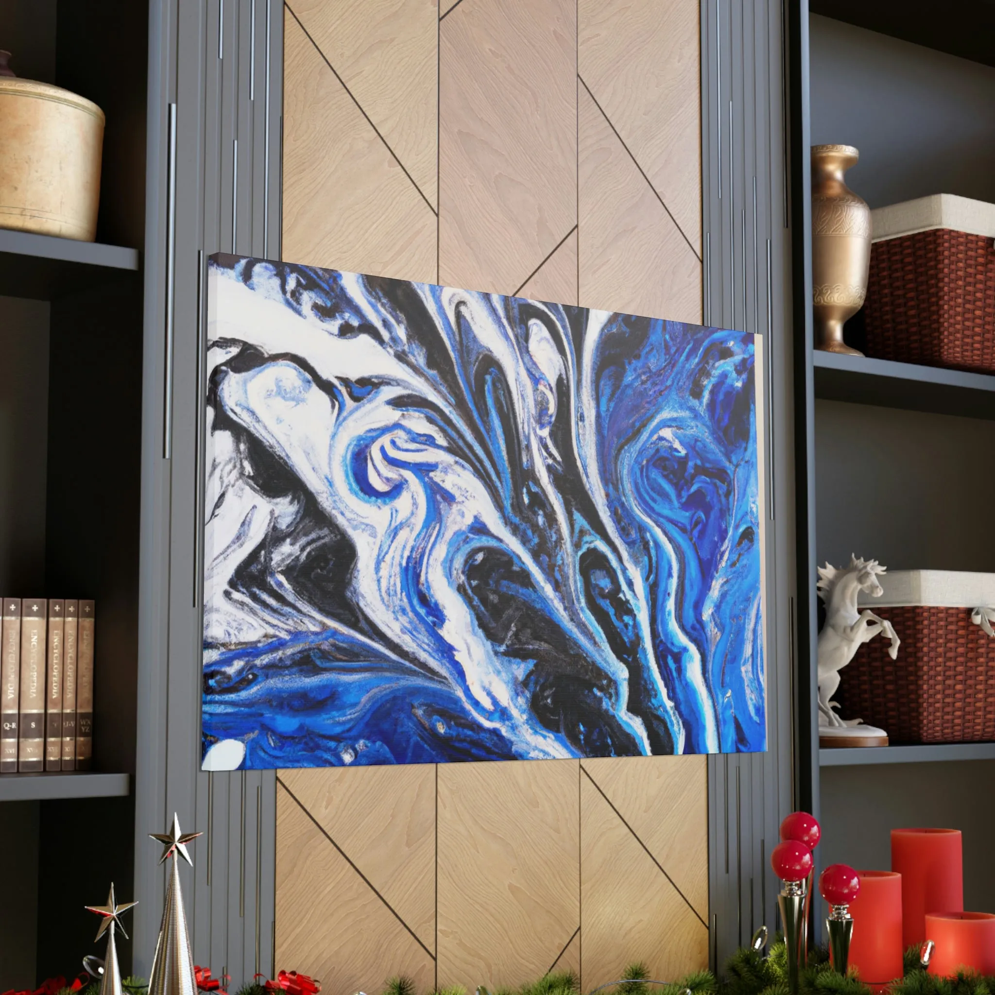Mystic Azure. - Canvas