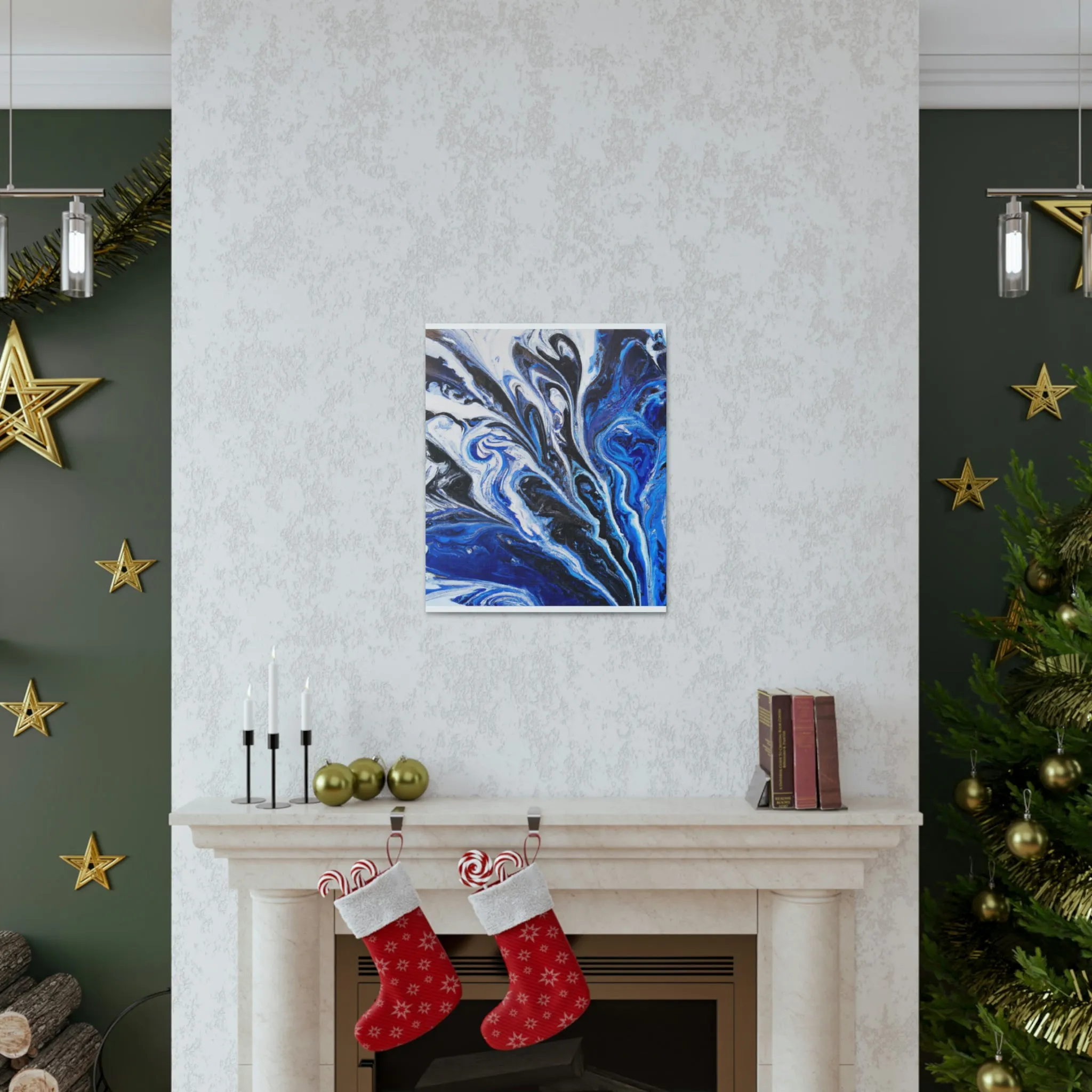 Mystic Azure. - Canvas