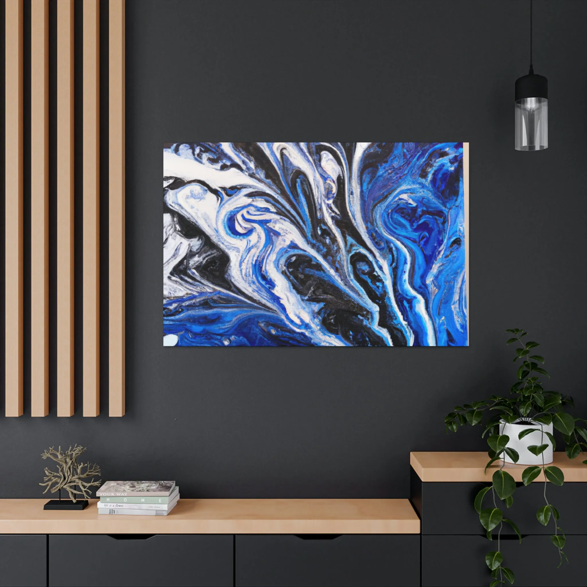 Mystic Azure. - Canvas