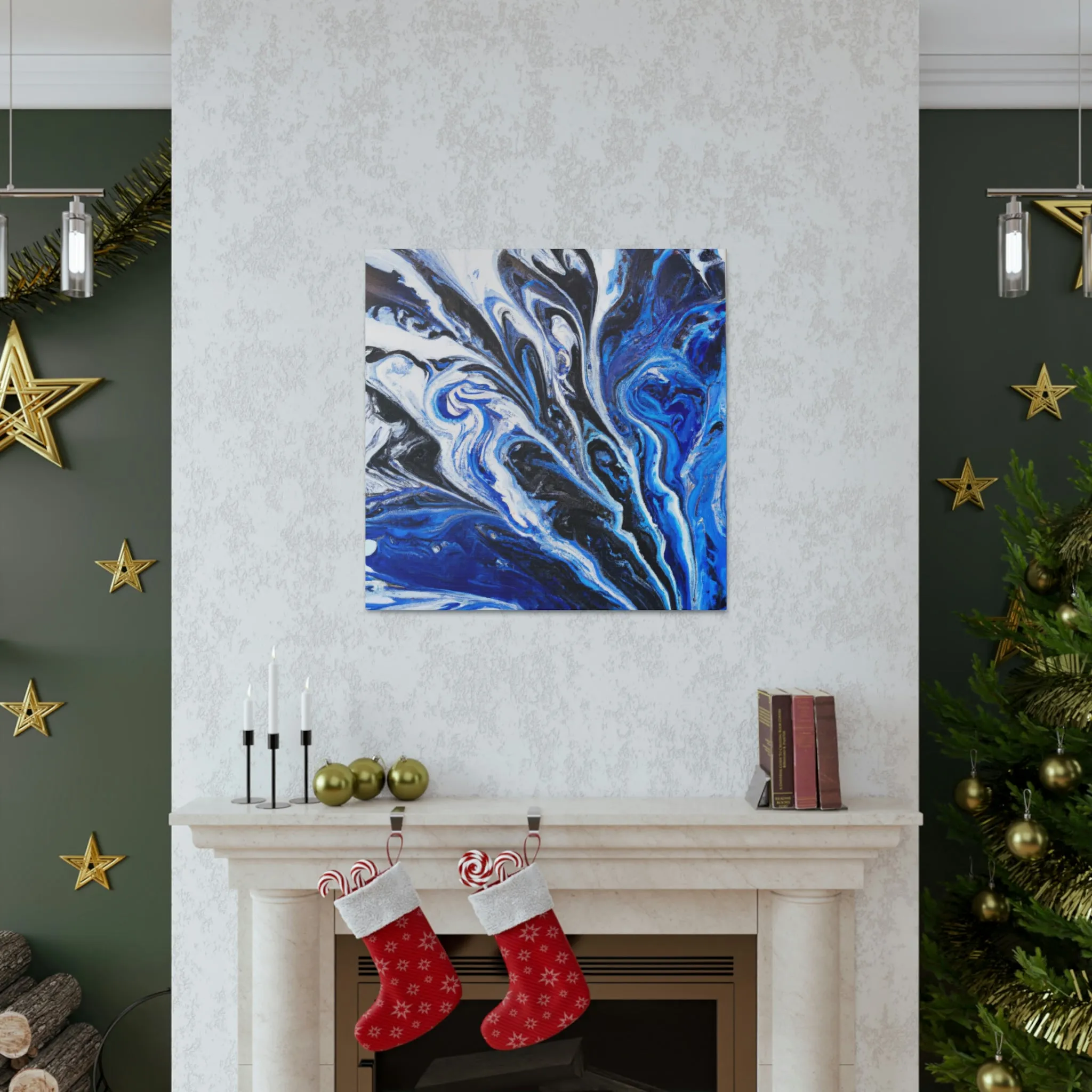 Mystic Azure. - Canvas