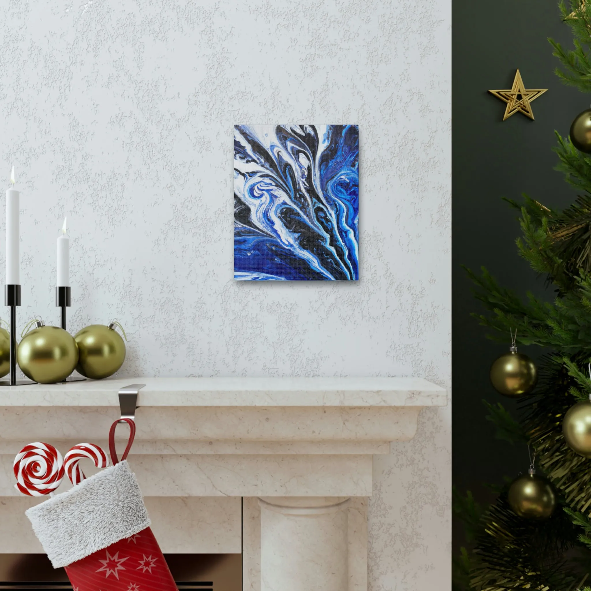 Mystic Azure. - Canvas