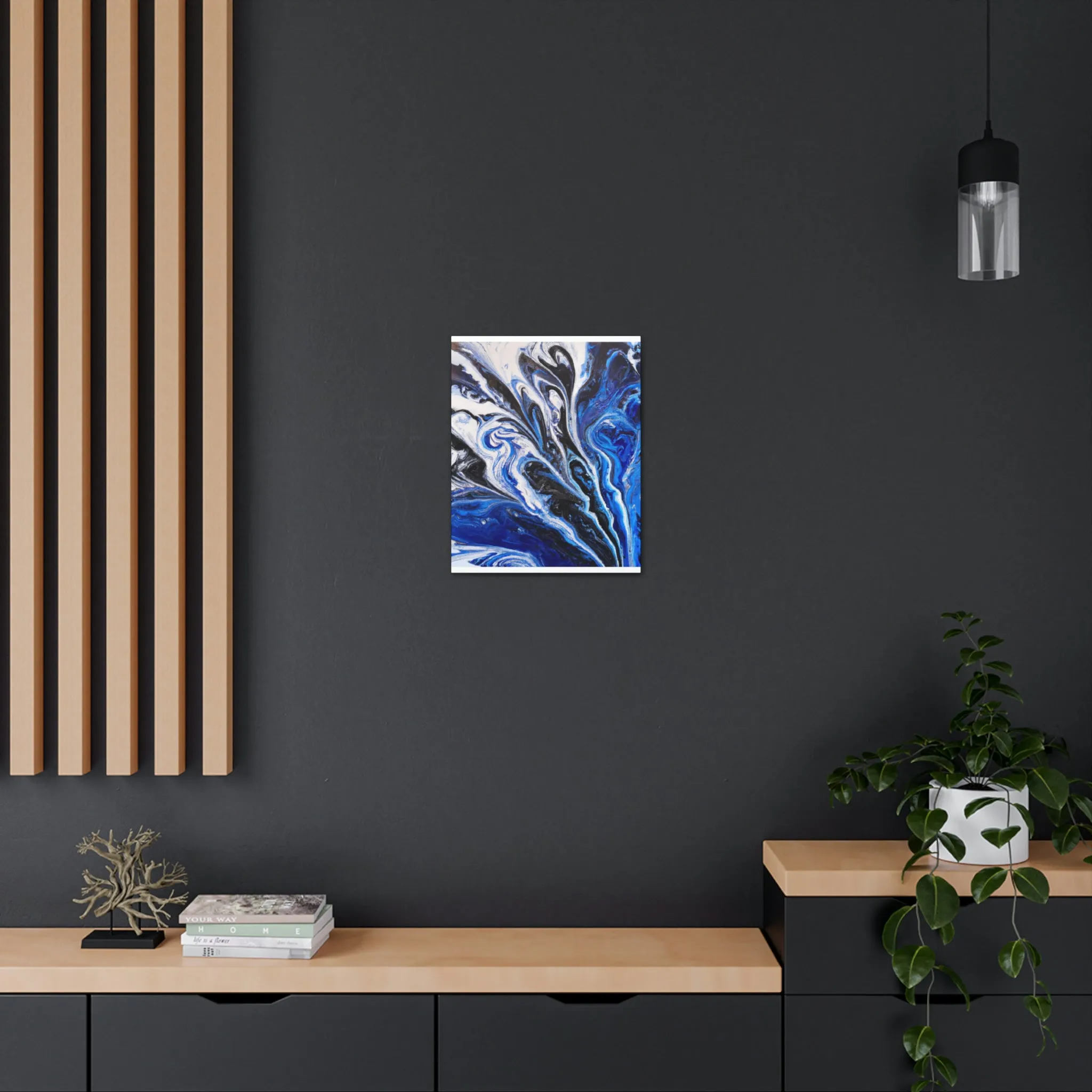 Mystic Azure. - Canvas