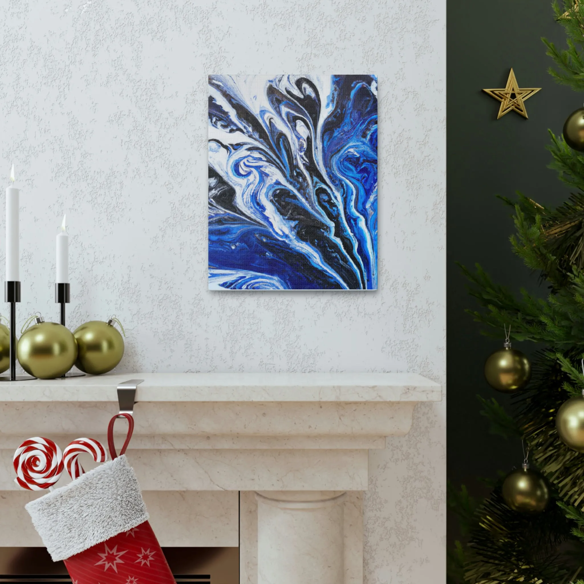Mystic Azure. - Canvas