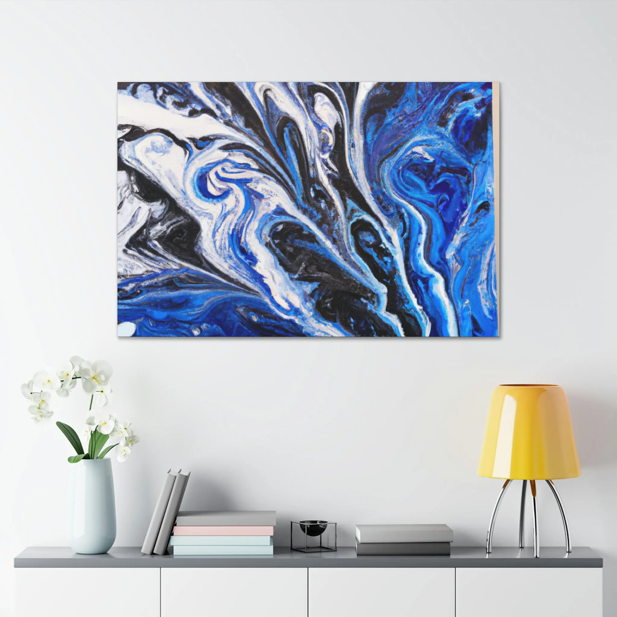Mystic Azure. - Canvas