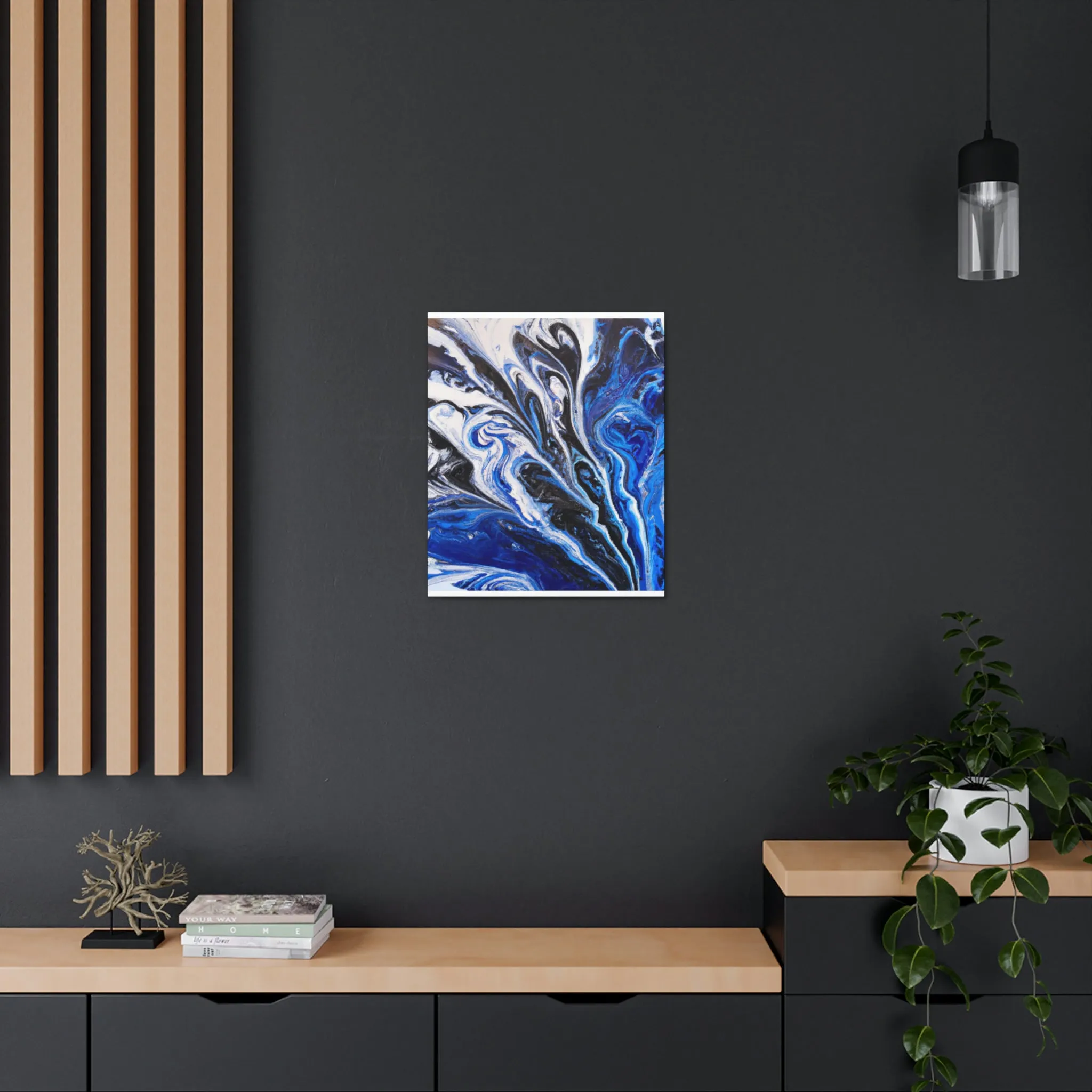 Mystic Azure. - Canvas