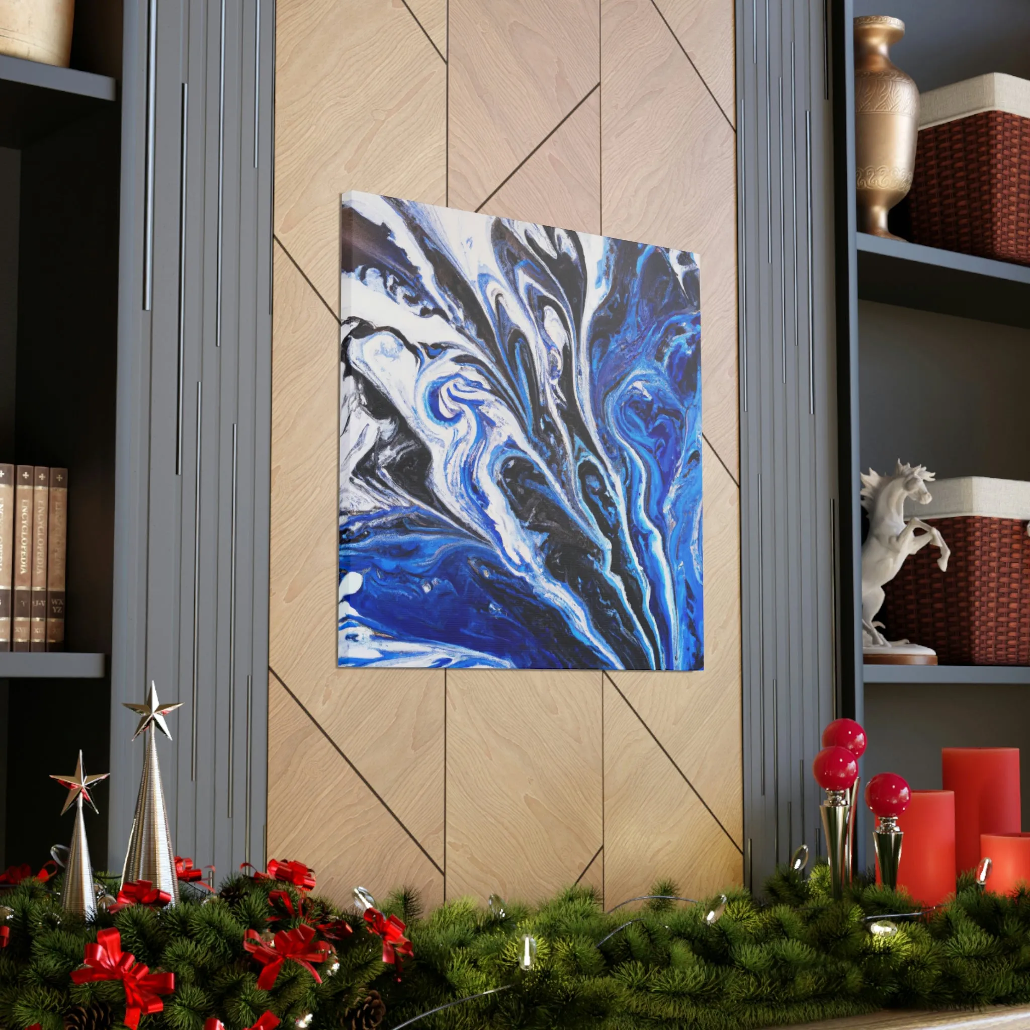 Mystic Azure. - Canvas