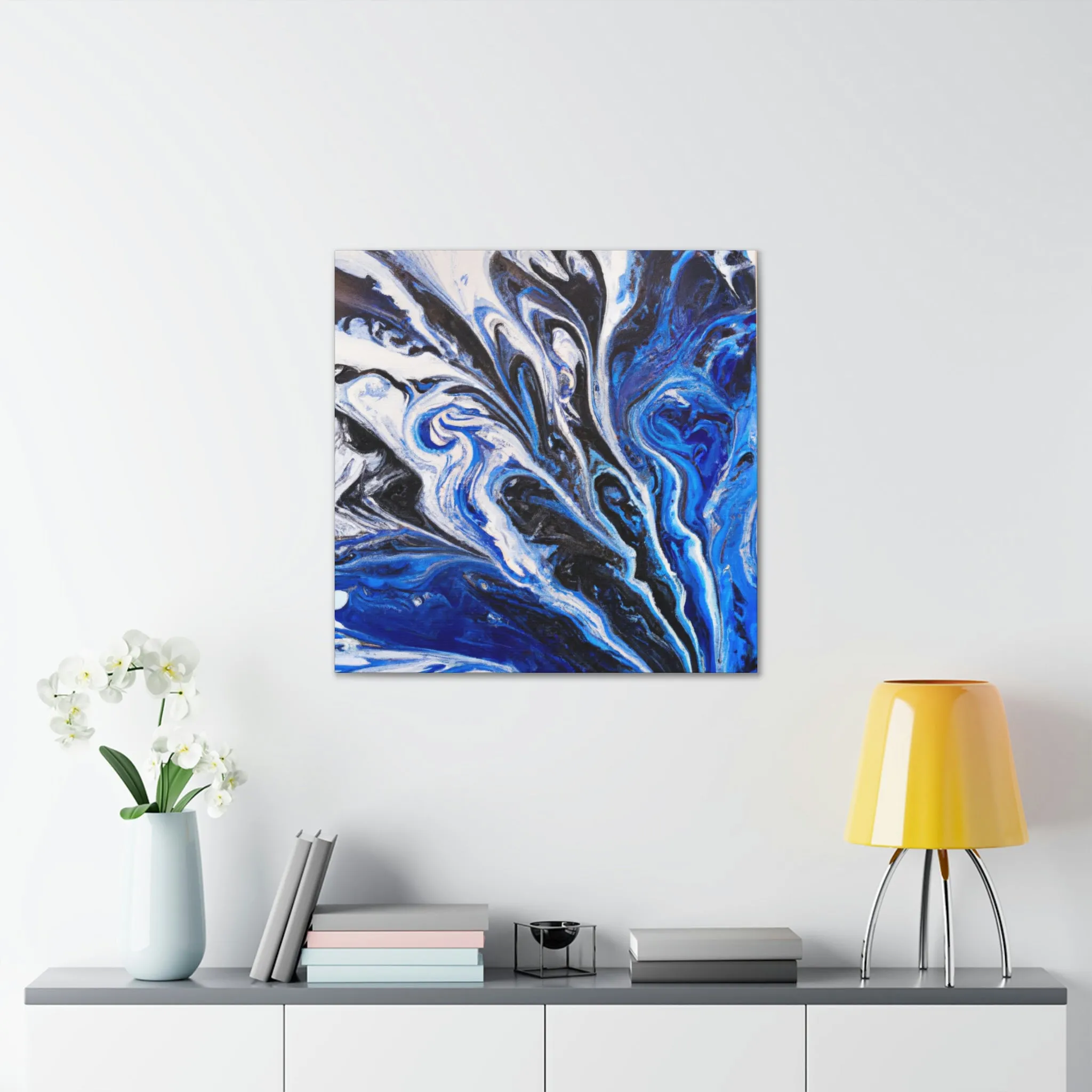 Mystic Azure. - Canvas