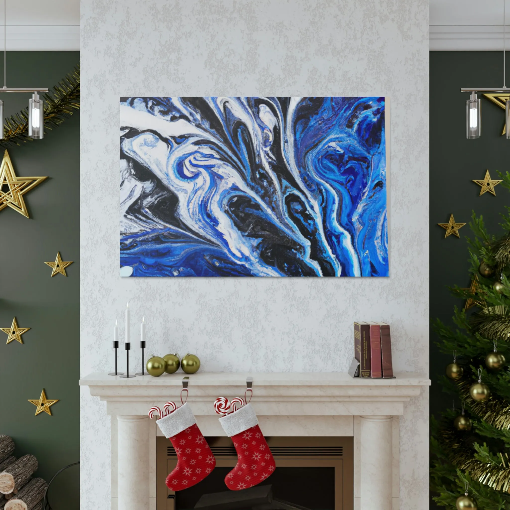 Mystic Azure. - Canvas