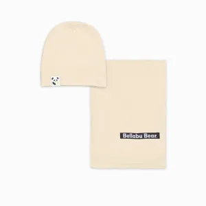 Oat Bamboo Swaddle & Beanie Set